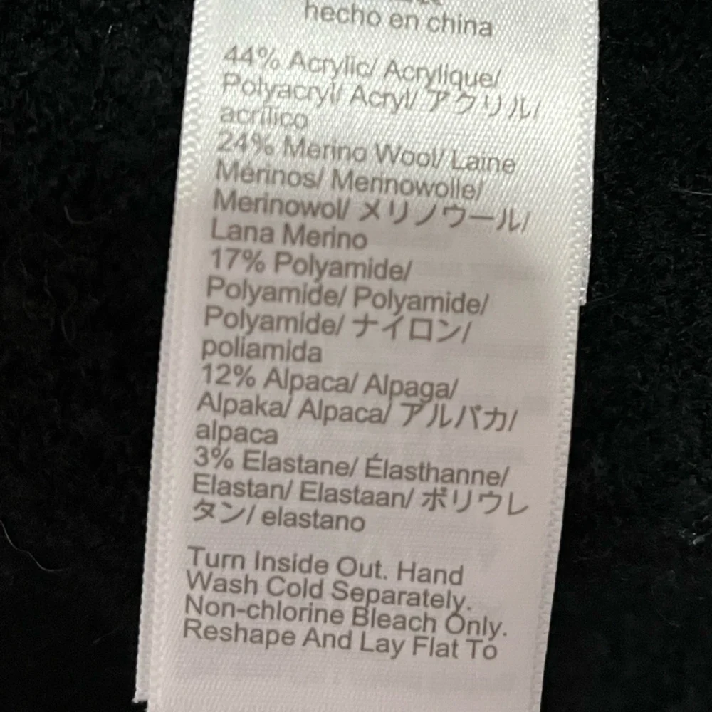 J Crew Odette Black Jacket Sweater Jewel Accents Wool Alpaca Blend Medium NWT - Picture 7 of 14